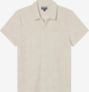 Coupe regular Chemise Vilebrequin en beige : devant