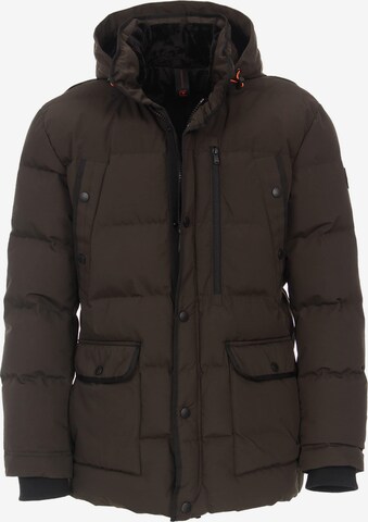 CASAMODA Between-Season Jacket in Brown: front