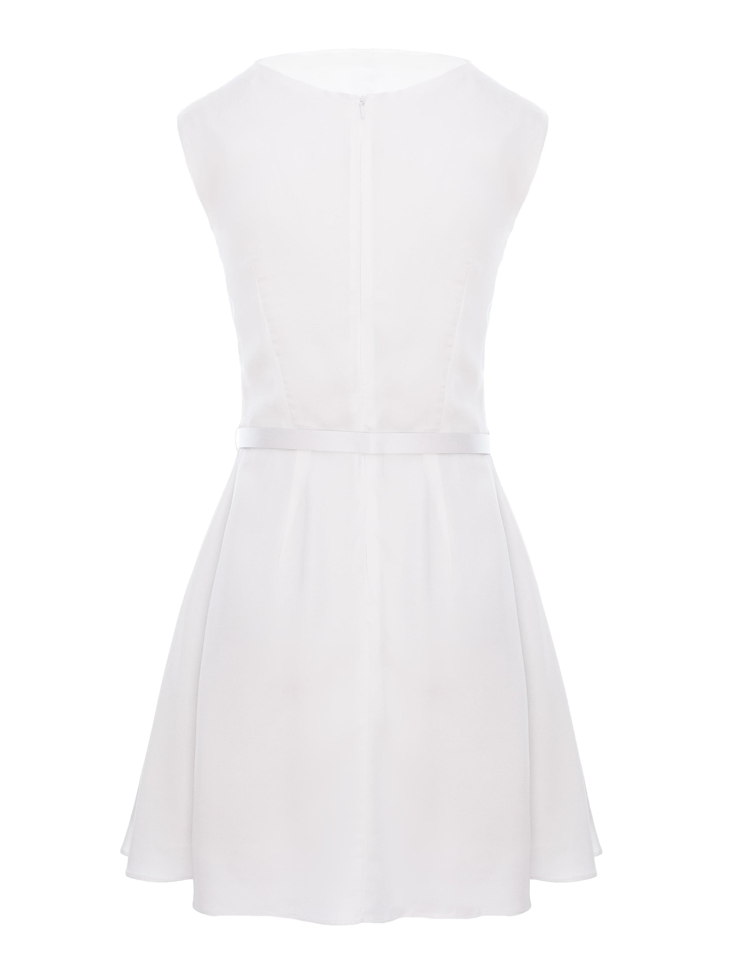 Robe 'Cowl' AVENUE N°29 en blanc