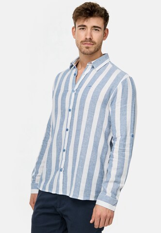 Coupe regular Chemise 'Brayden' INDICODE JEANS en bleu