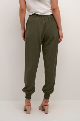 Tapered Pantaloni 'Charlott' di Cream in verde