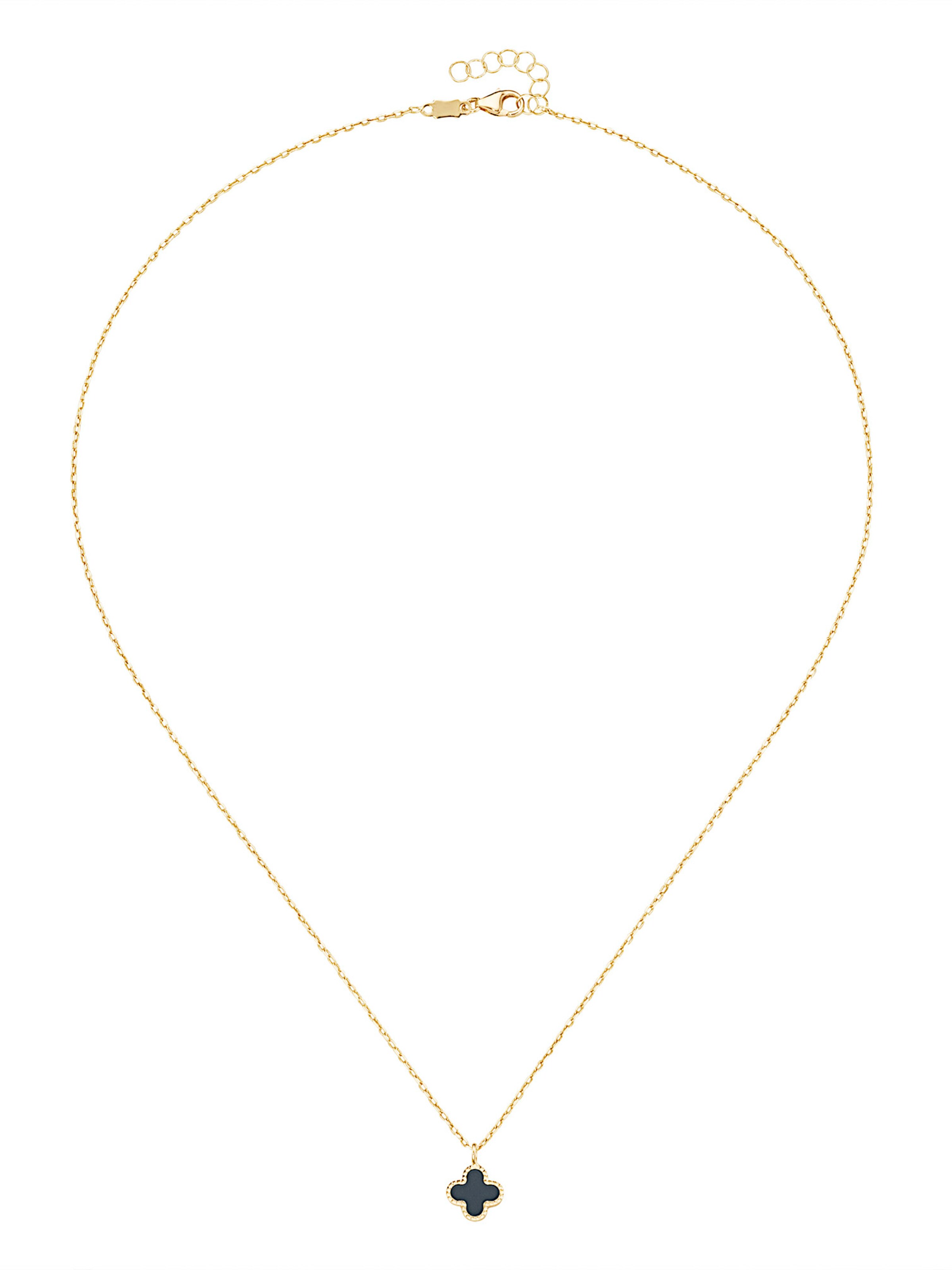 Luigi Merano Ketting in Zwart: voorkant