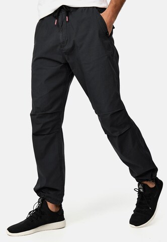 INDICODE JEANS Tapered Hose in Schwarz