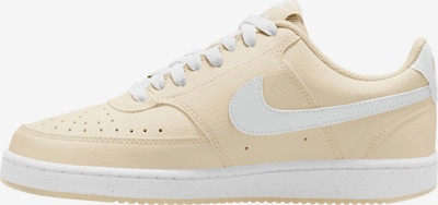 Nike Sportswear Sneaker 'Court Vision Next Nature' in pastellgelb / schwarz / weiß, Produktansicht