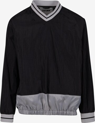 Pull-over DEF en noir : devant