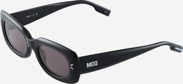 Occhiali da sole di McQ Alexander McQueen in nero: frontale
