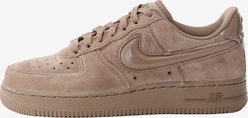 Sneaker low 'Air Force 1 '07' de la Nike Sportswear pe maro: față