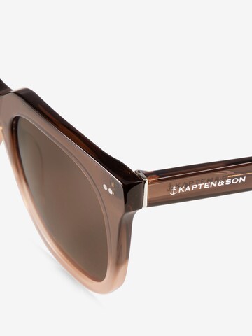 Kapten & Son Sonnenbrille 'Florence Brown Gradient' in Braun