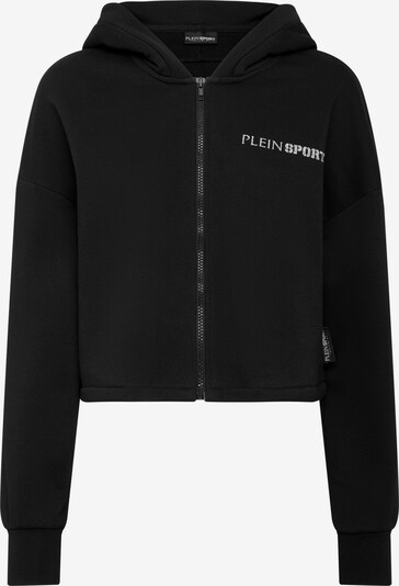 Plein Sport Sweatjacke 'Scratch' in XXXL in schwarz / weiß, Produktansicht