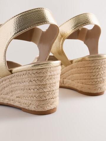 Sandales Next en or
