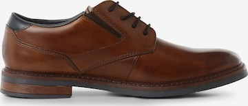 bugatti Lace-up shoe ' ' in Brown