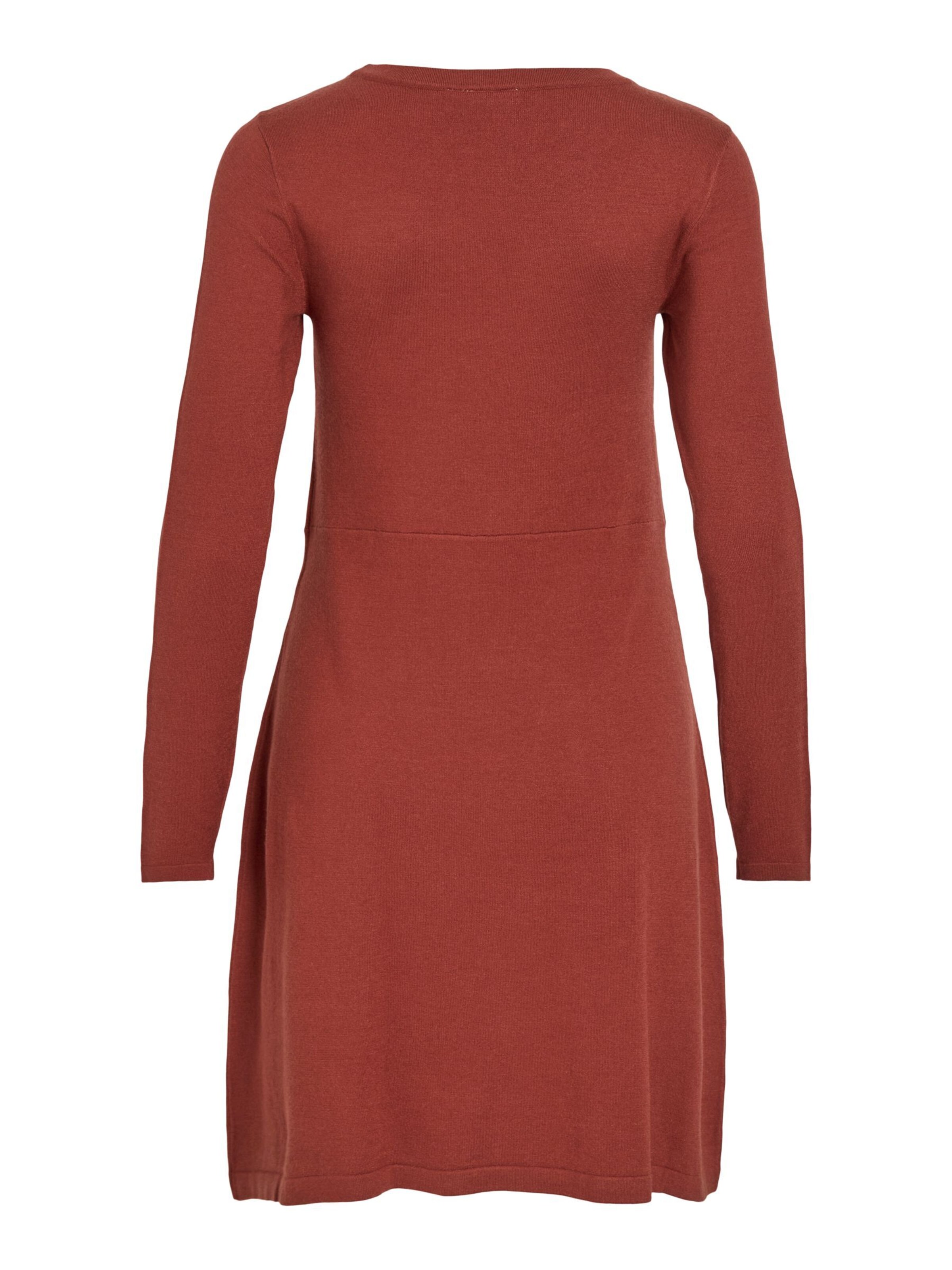 VILA Knitted dress 'HELLIE ' in Brown
