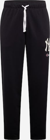 Effilé Pantalon Champion Authentic Athletic Apparel en noir : devant