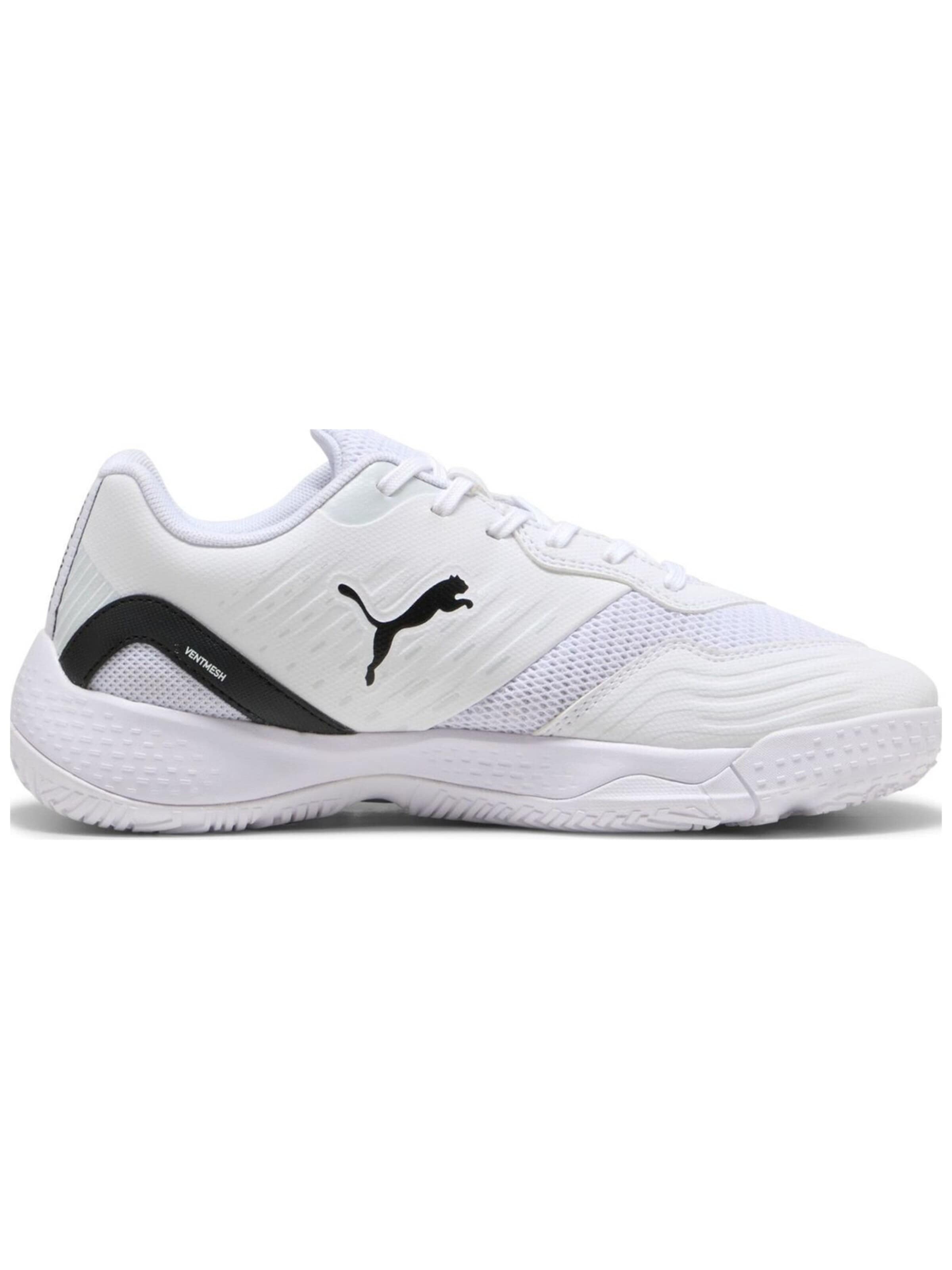 PUMA - Zapatillas de fútbol 'Puma Solarflash III Jr Team' en blanco