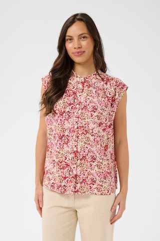 SAINT TROPEZ Bluse 'EdaSZ' in Pink: Vorderseite