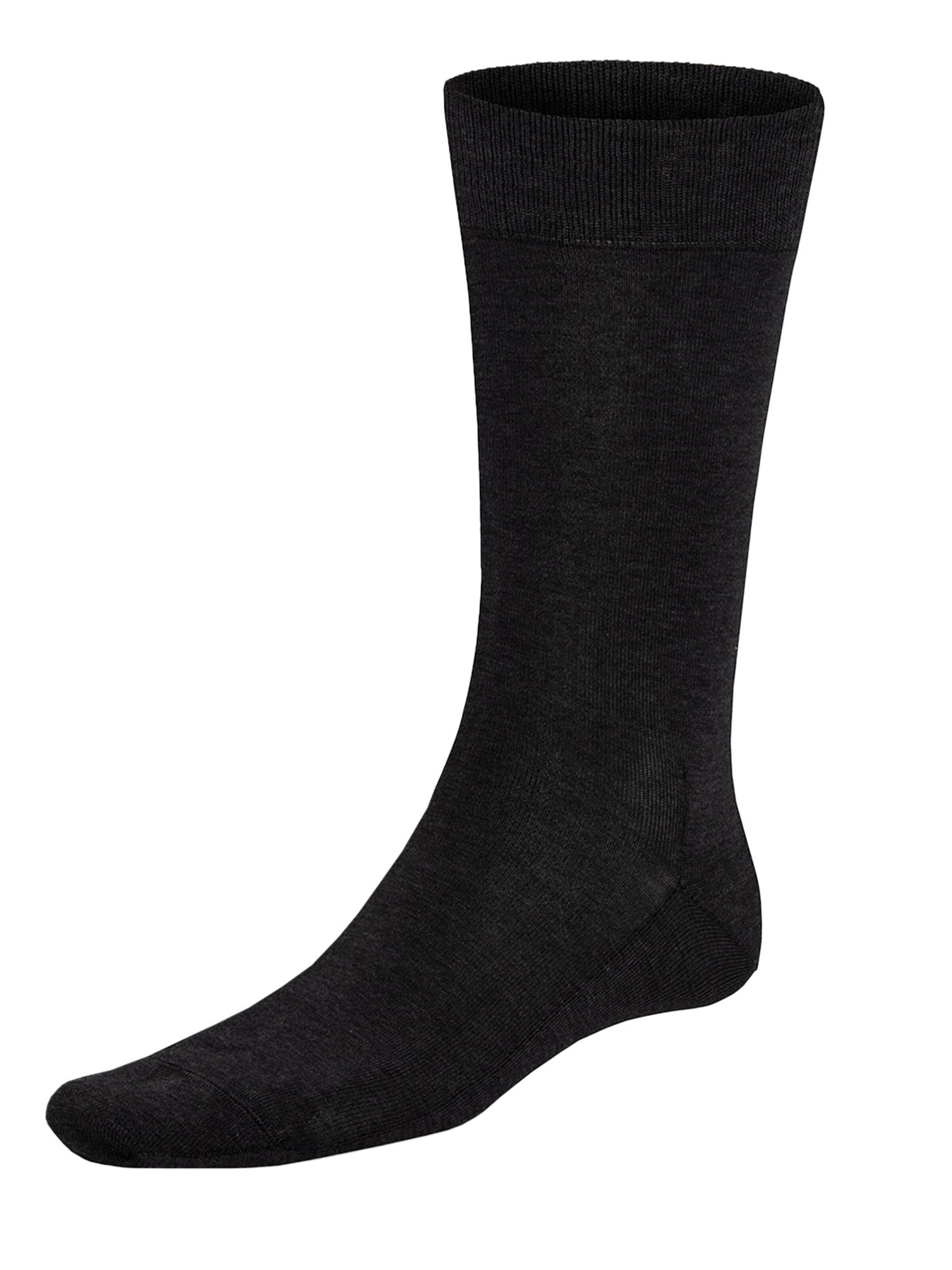 Chaussettes 'Clark' KUNERT en gris : devant