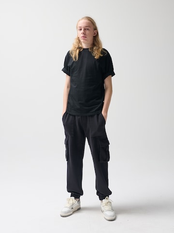 NoWear Zúžený strih Nohavice - Čierna: predná strana