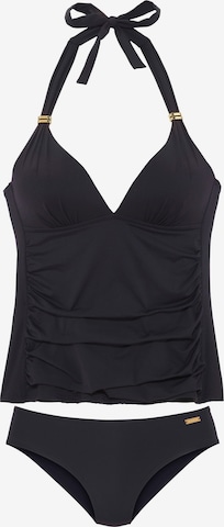 juoda LASCANA Trikampė Tankinis: priekis