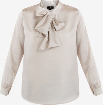 DreiMaster Klassik Blouse in Beige: front