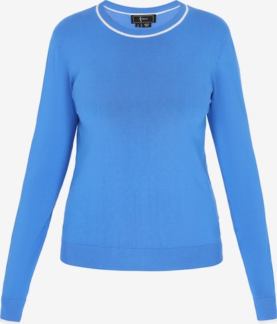 Megztinis iš faina, spalva – mėlyna / balta, Prekių apžvalga