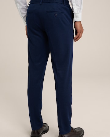 WE FashionSlimfit Hlače na crtu - plava boja