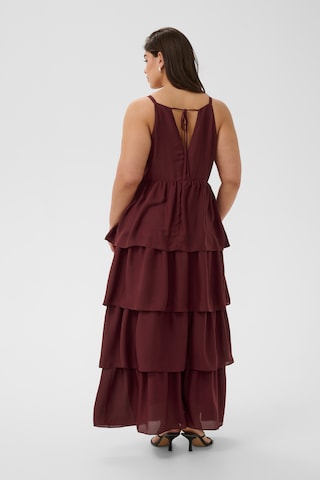 KAFFE CURVE Jurk 'Lory' in Rood