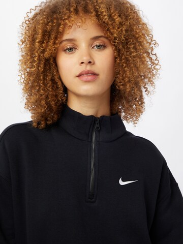 Bluză de molton de la Nike Sportswear pe negru