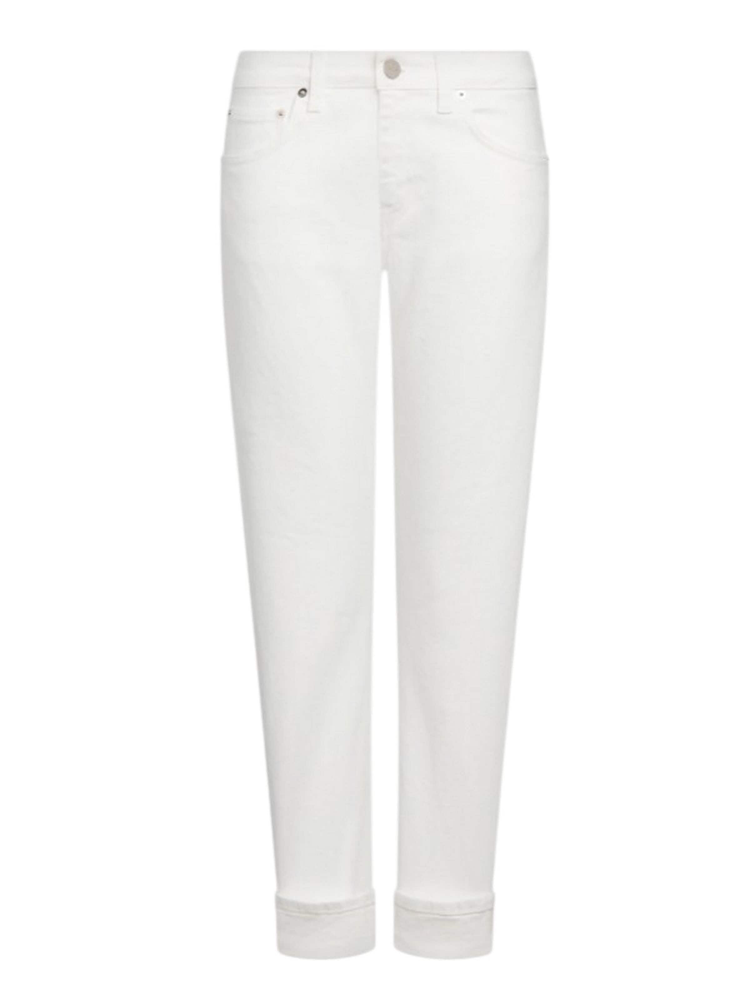 Dondup - regular Vaquero en blanco: frente