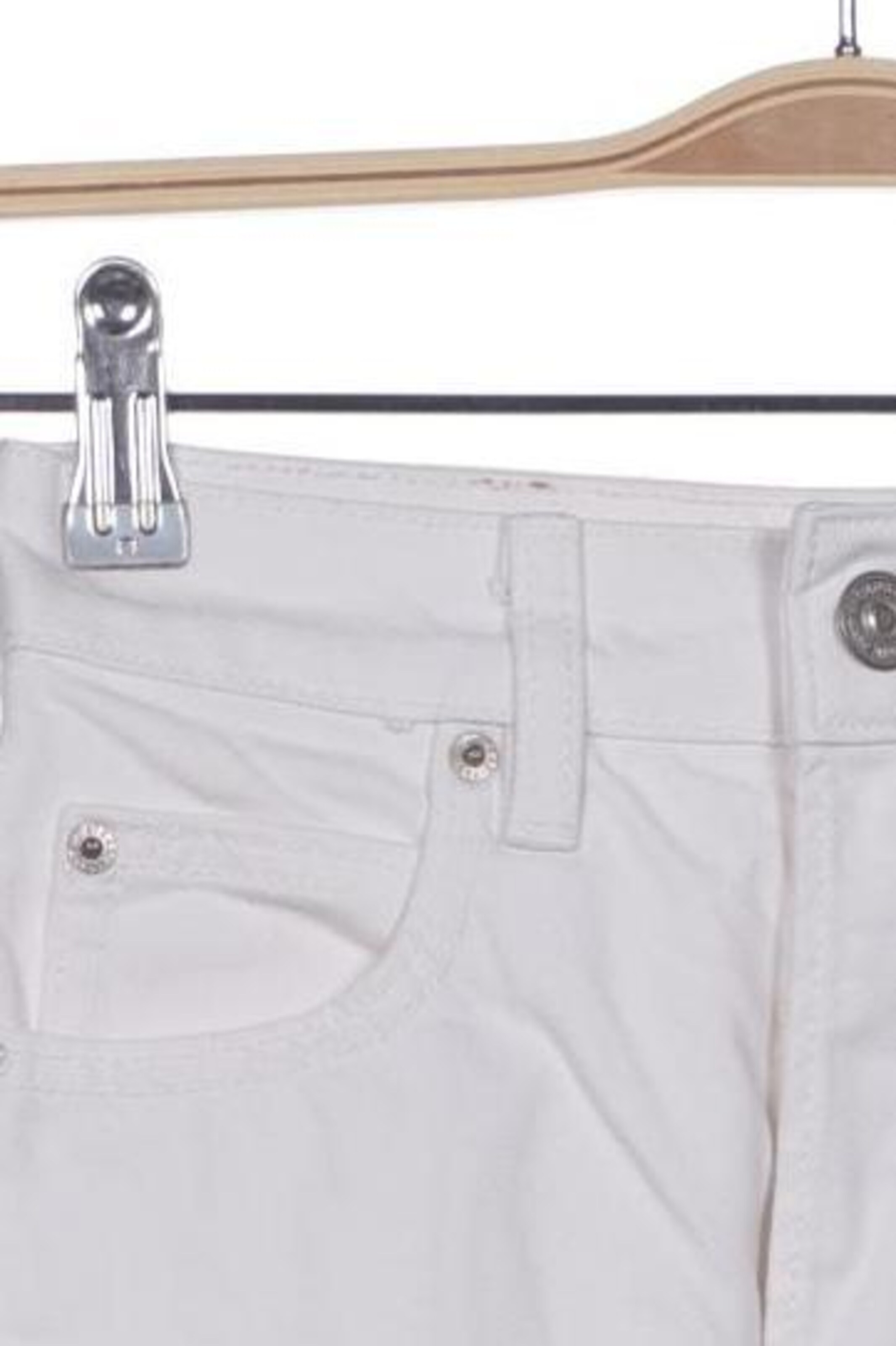 Stradivarius Shorts in XXS in White