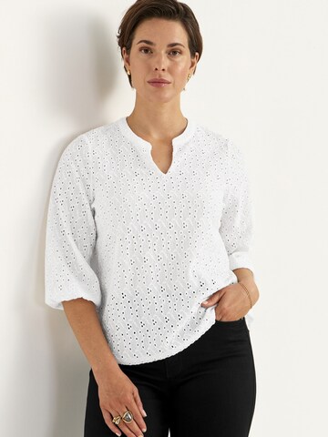 Cellbes of Sweden Blouse in Wit: voorkant