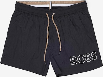 Pantaloncini da bagno '10229264 50469280' di BOSS in nero: frontale