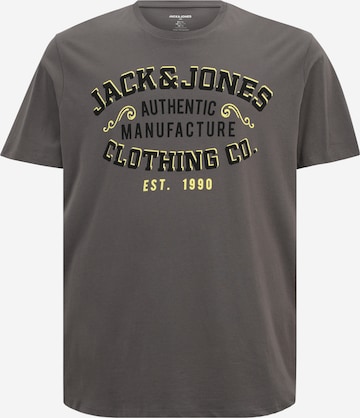 Jack & Jones Plus Shirt in Grijs: voorkant