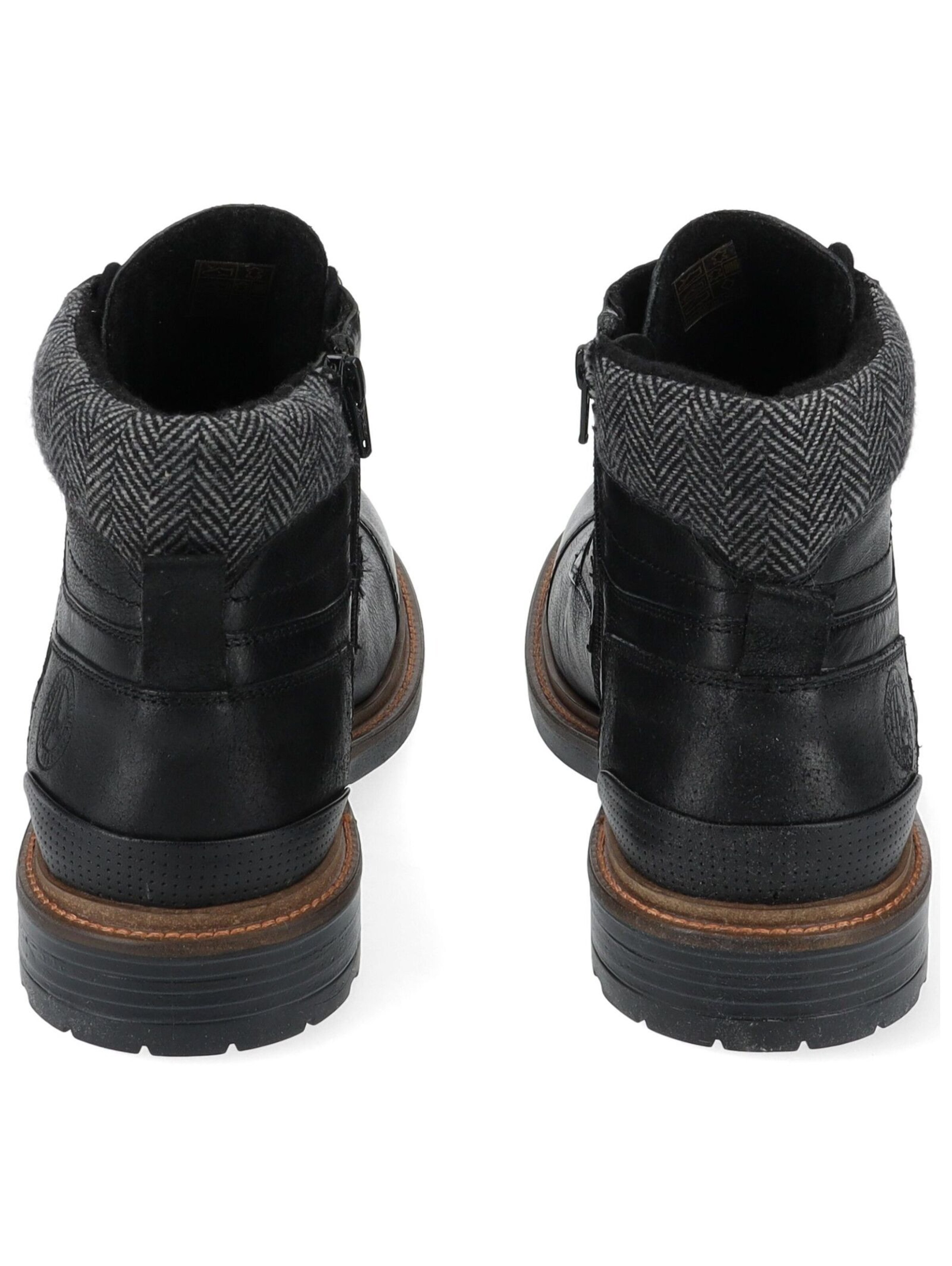 PANTOFOLA D'ORO Snørestøvler 'Trivento' i sort