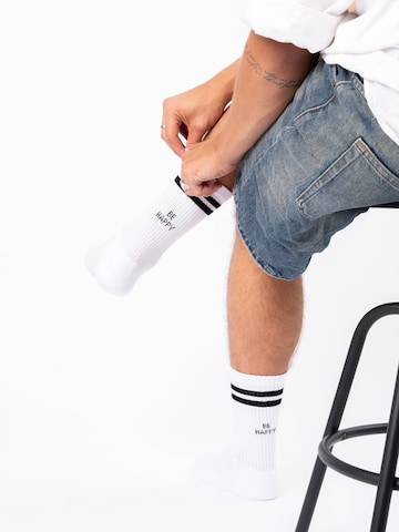 Occulto Athletic Socks 'Leo' in White