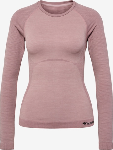 Hummel Funkcionalna majica | roza barva: sprednja stran