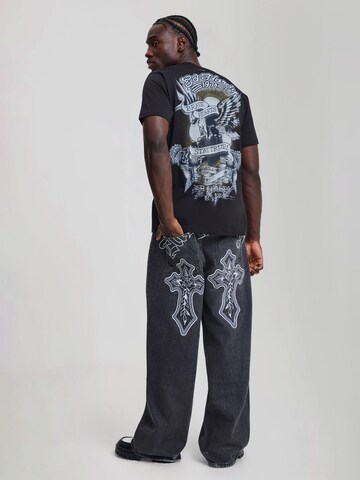Ed Hardy Póló 'Stay True' - fekete