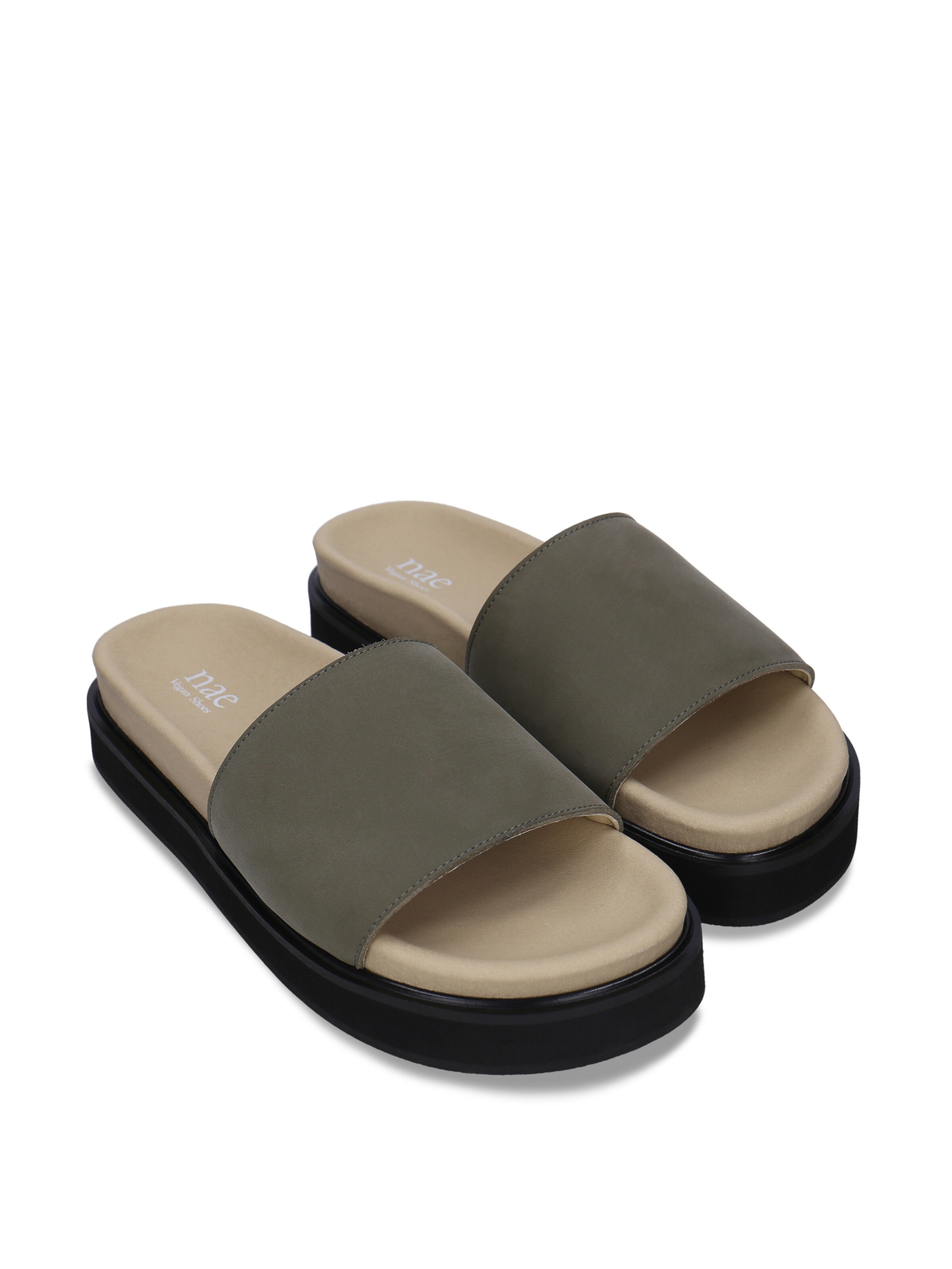 Sandalo 'OKINA' di nae Vegan Shoes in verde