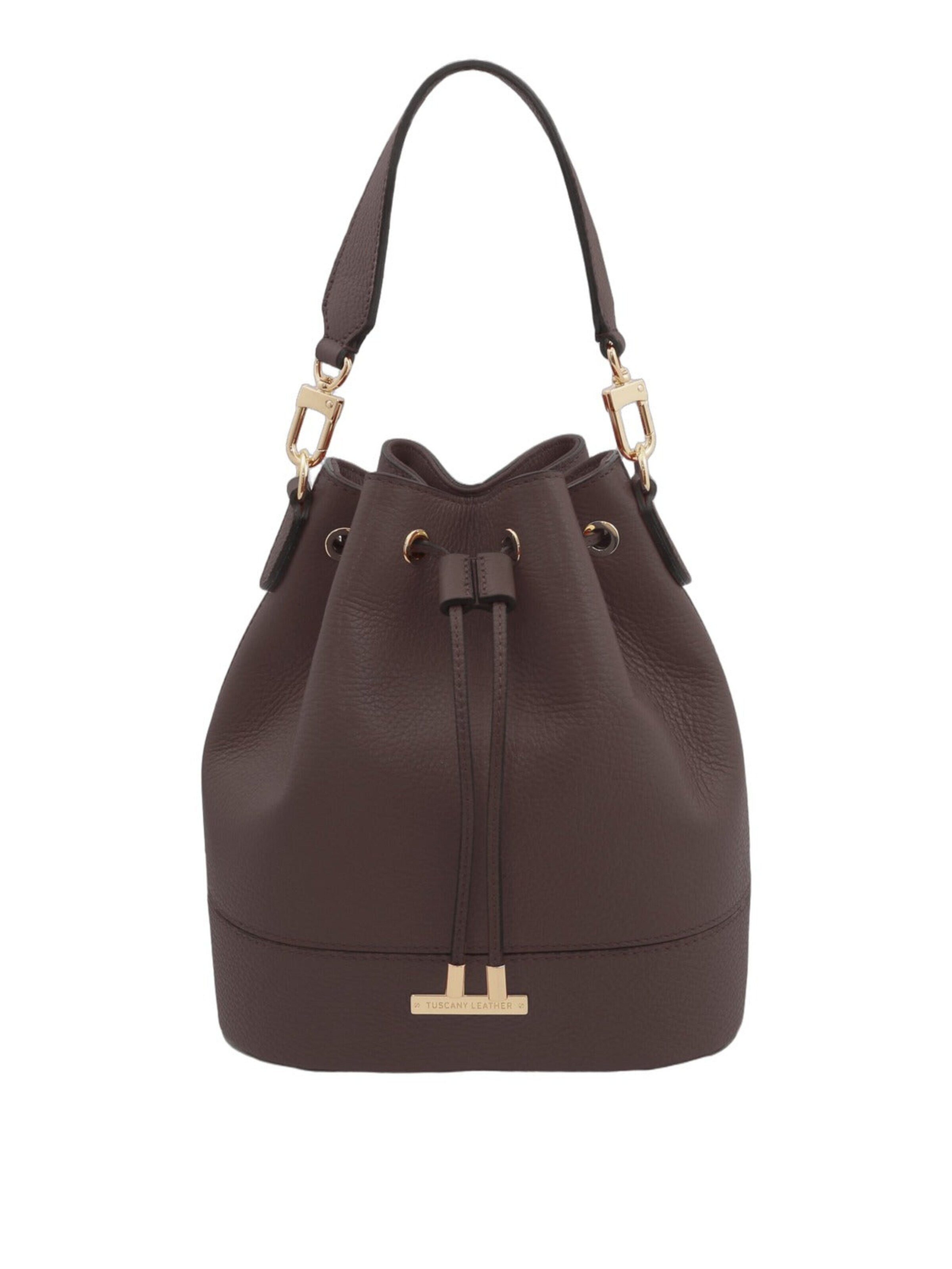 Sac à bandoulière 'TL Bag' Tuscany Leather en marron : devant
