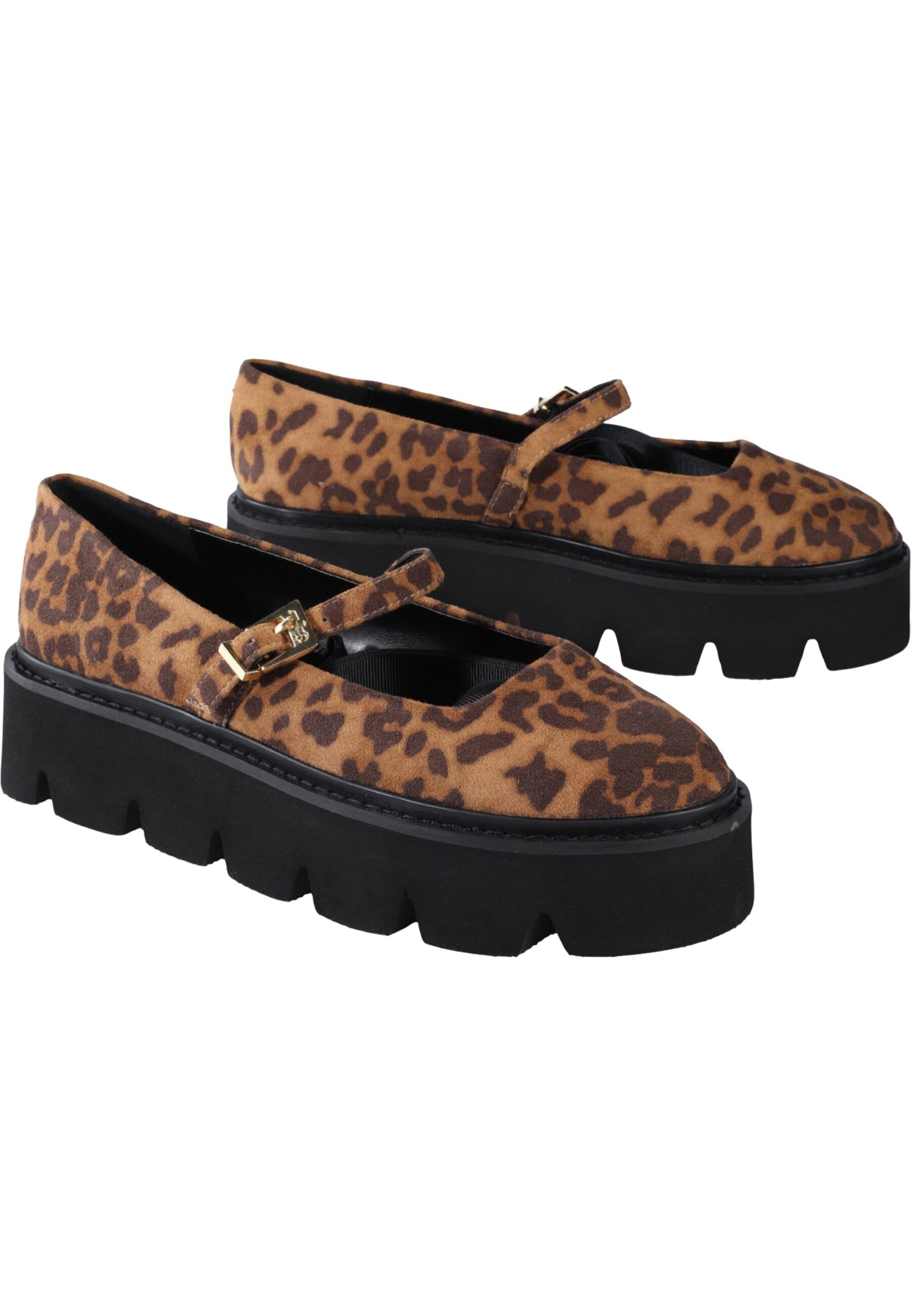 BUFFALO Pantofle w kolorze brązowy