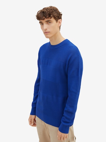 TOM TAILOR DENIM Sweater in Blue