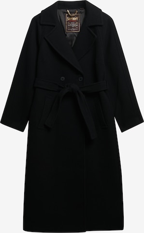 Superdry Wintermantel in Zwart: voorkant