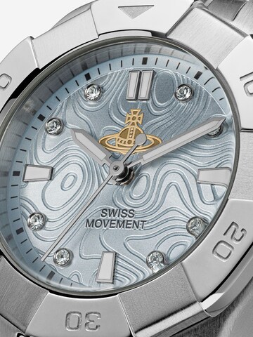 Vivienne Westwood Analoog horloge 'The Brompton' in Zilver