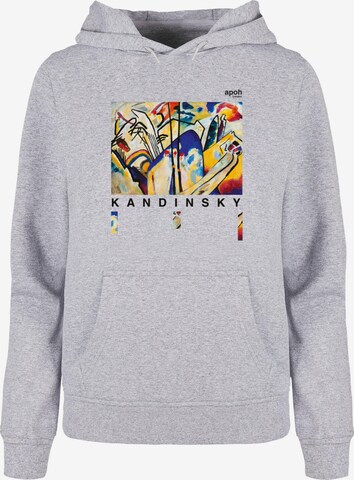 Merchcode Sweatshirt 'Apoh - Kandinsky' in Grey: front