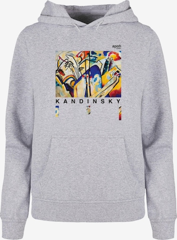 Merchcode Sweatshirt 'Apoh - Kandinsky' in Grau: predná strana