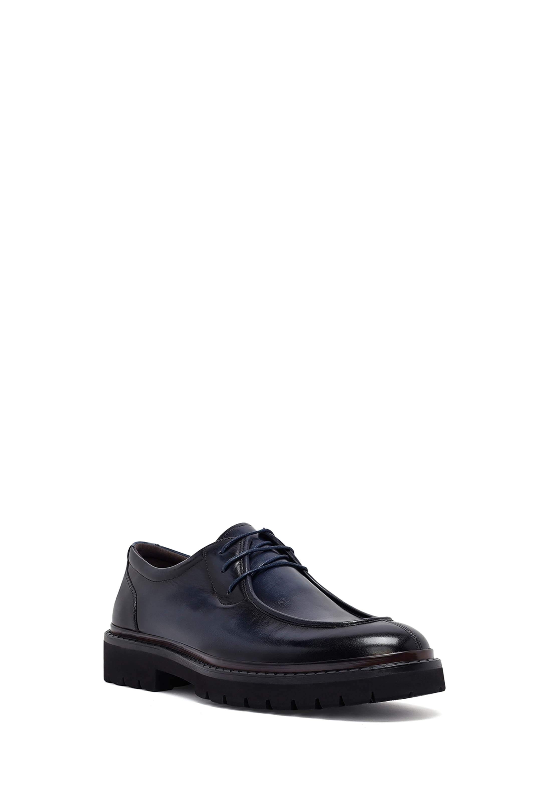 Scarpa stringata di Derimod in blu: frontale