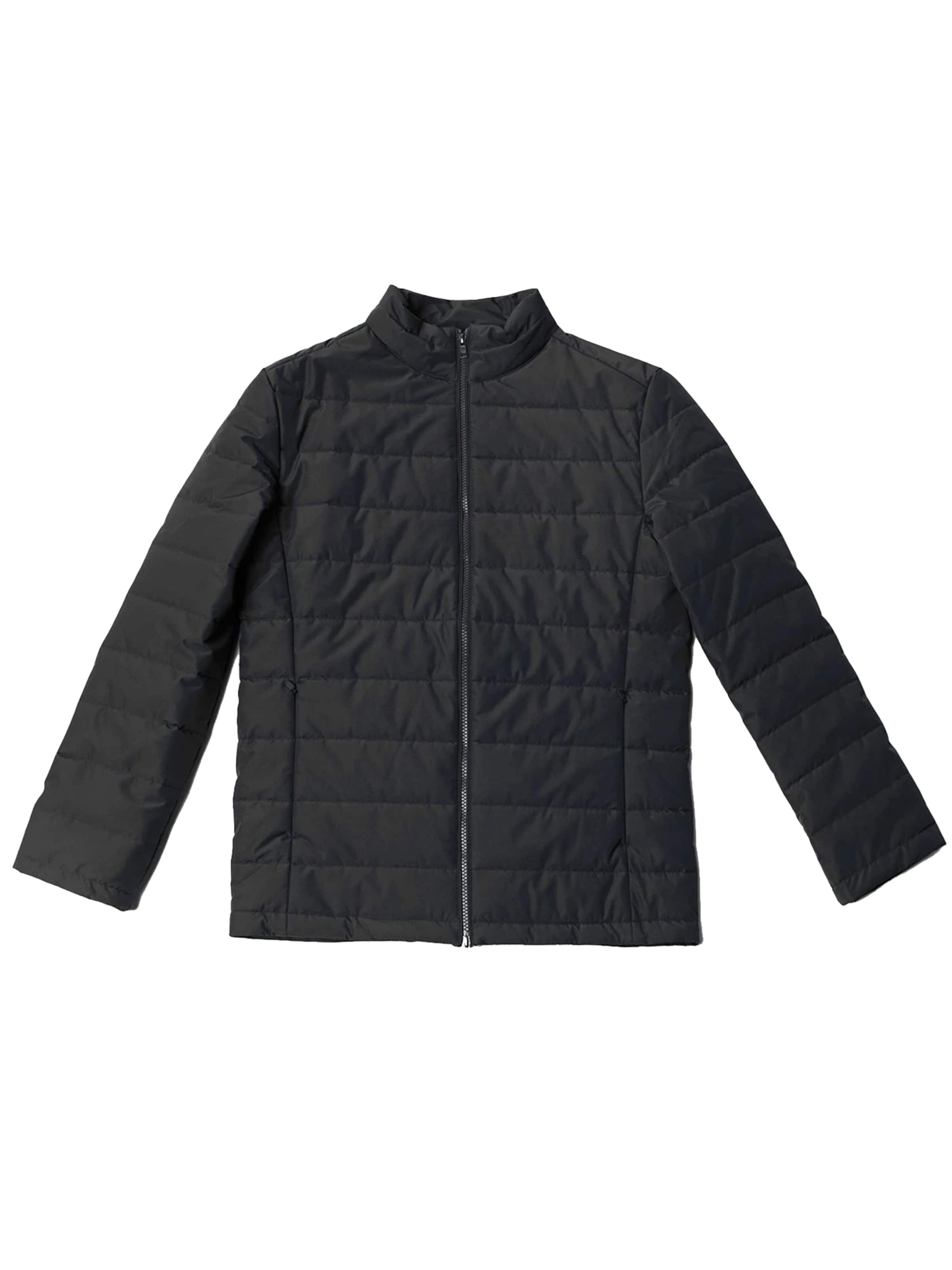 GOBI Cashmere Übergangsjacke 'Men's CashmereTECH Jacket'‌‌‌‌‌‌‌‌‌‌ in Schwarz: Vorderseite