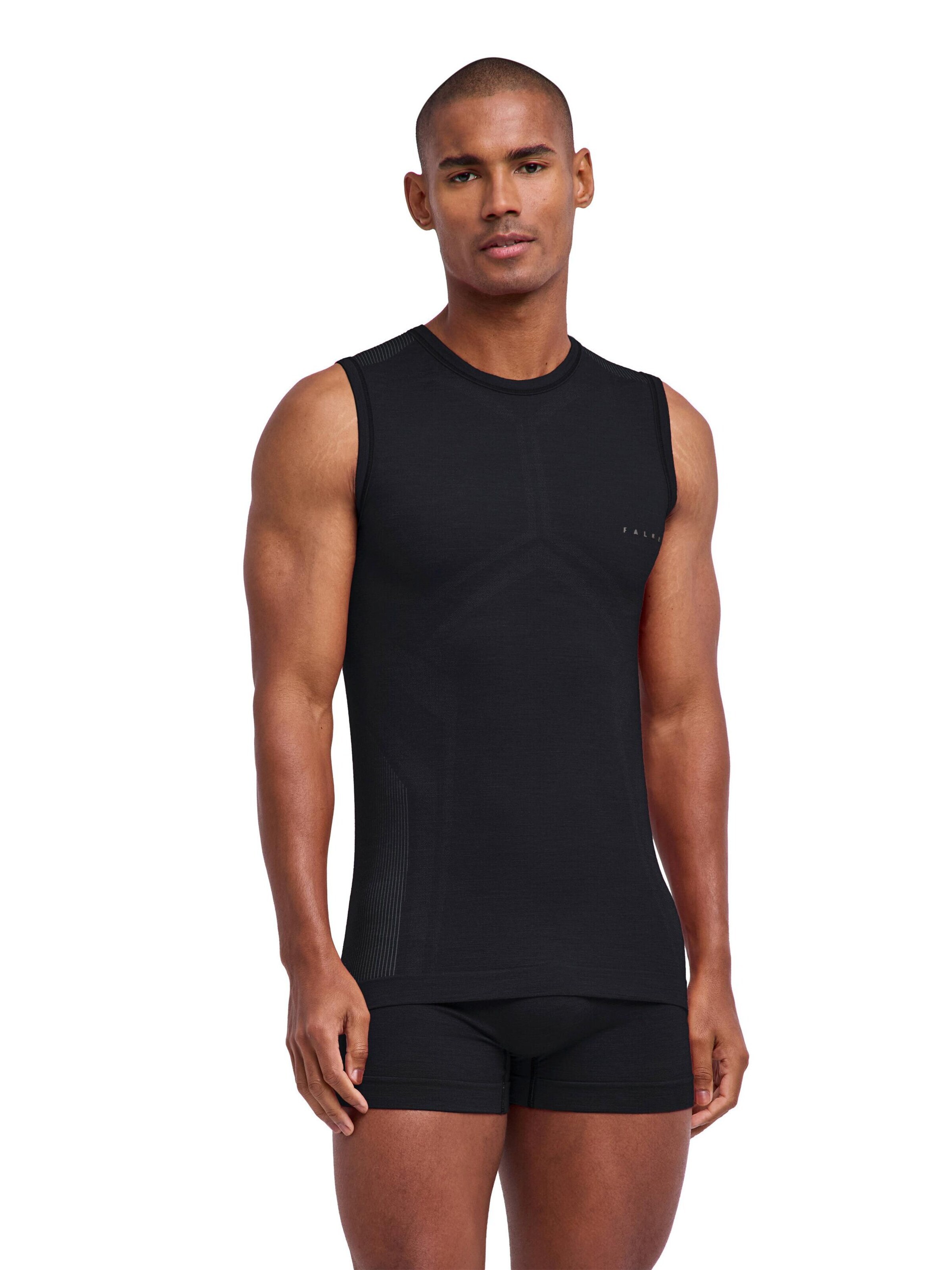 FALKE Base Layer‌‌ in Schwarz: Vorderseite