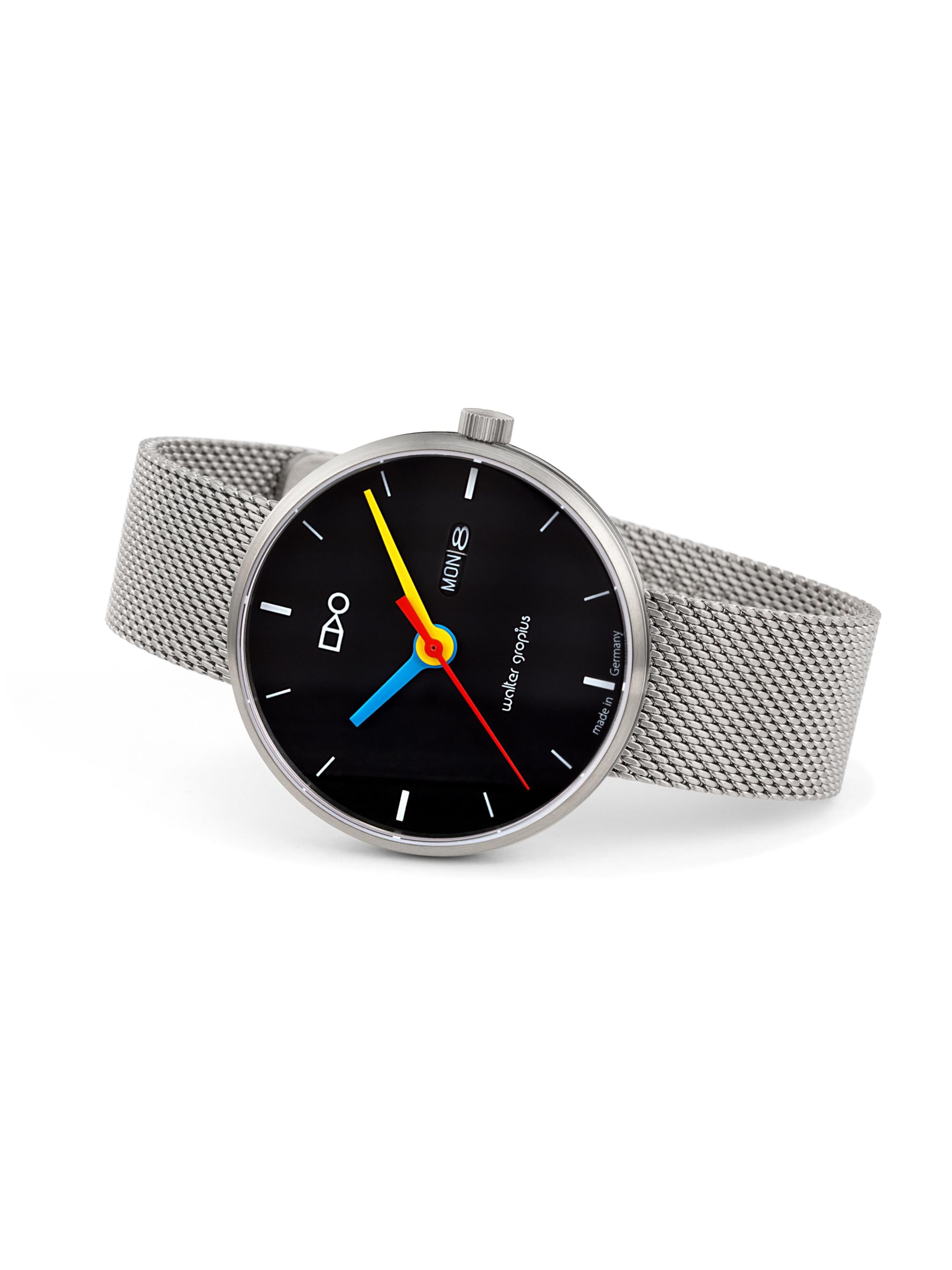 WALTER GROPIUS Analog Watch 'SIMPLEX' in Silver