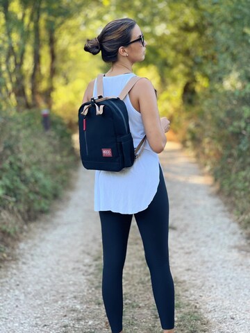 Sac à dos 'Small Hemp Backpack in Black' 8000kicks en noir