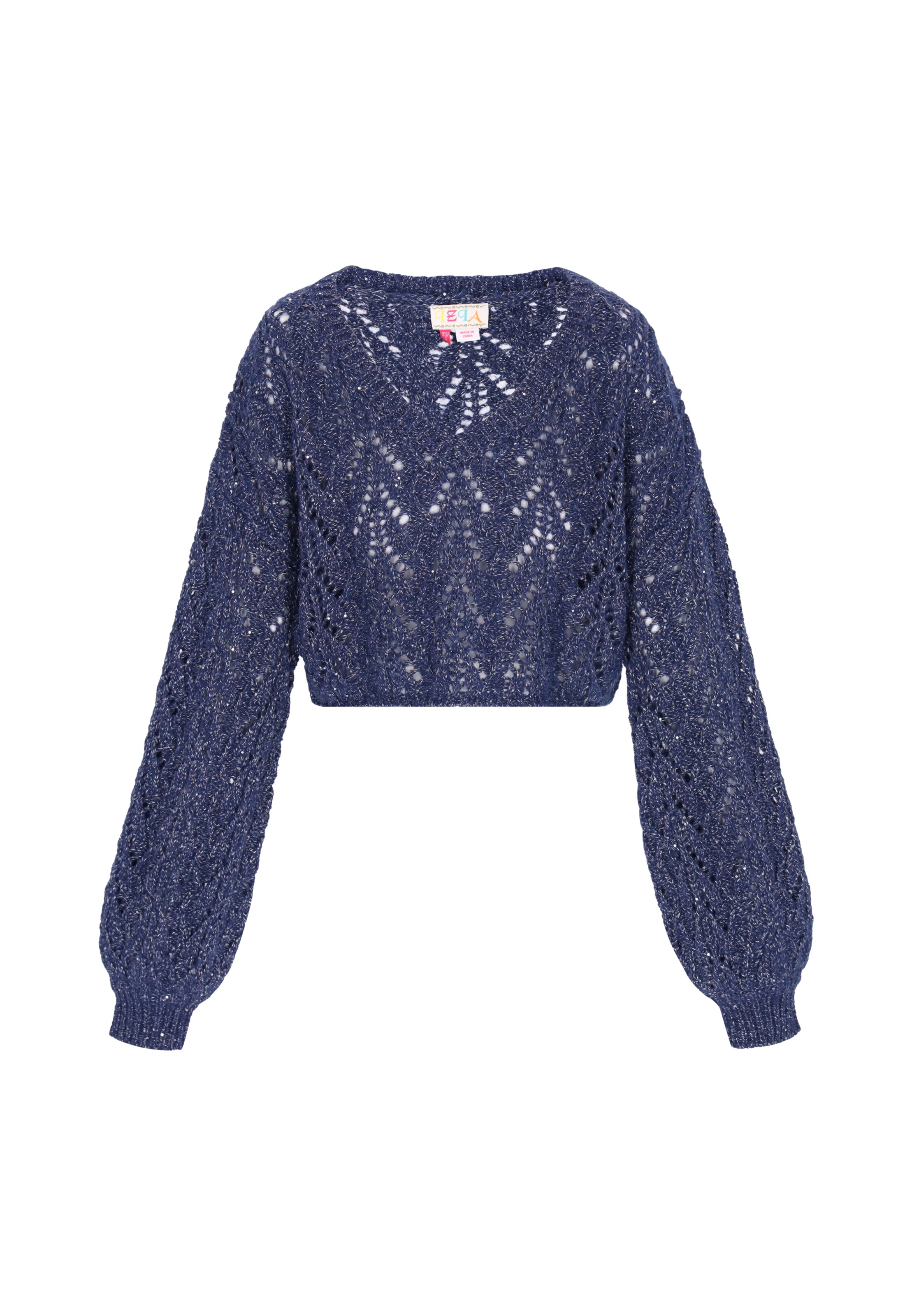 IZIA Pulóver - kék: elől